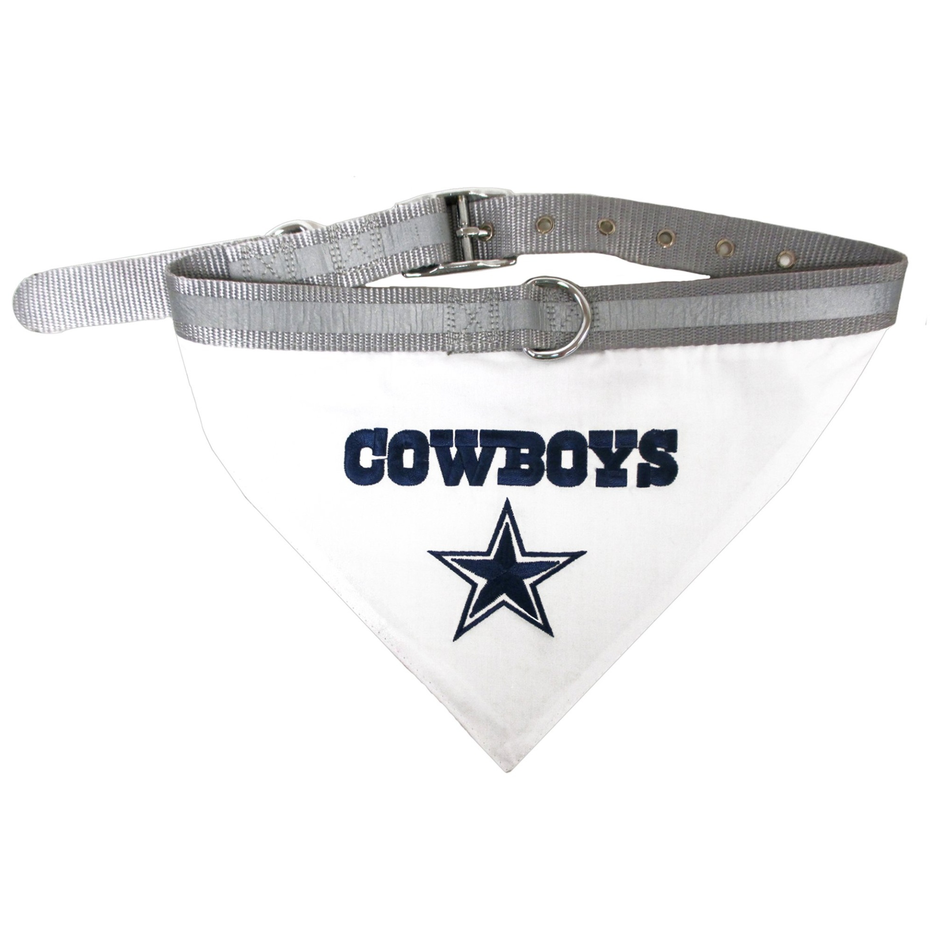 slide 1 of 1, Pets First Dallas Cowboys Collar Bandana, LG