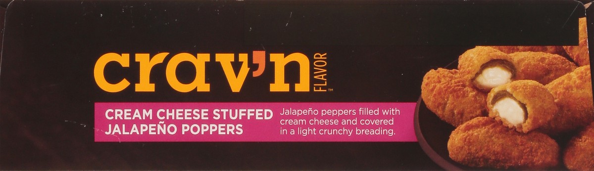 slide 3 of 10, Crav'n Flavor Cream Cheese Stuffed Jalapeno Poppers Family Size, 14 oz