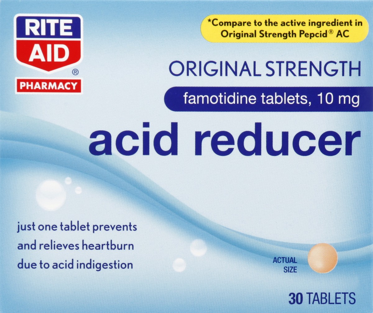 slide 4 of 5, Rite Aid Ra Acid Red Fam, 30 ct