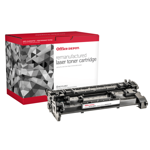 slide 1 of 1, Office Depot Brand Od26A Remanufactured Toner Cartridge Replacement For Hp 26A Black, 1 ct