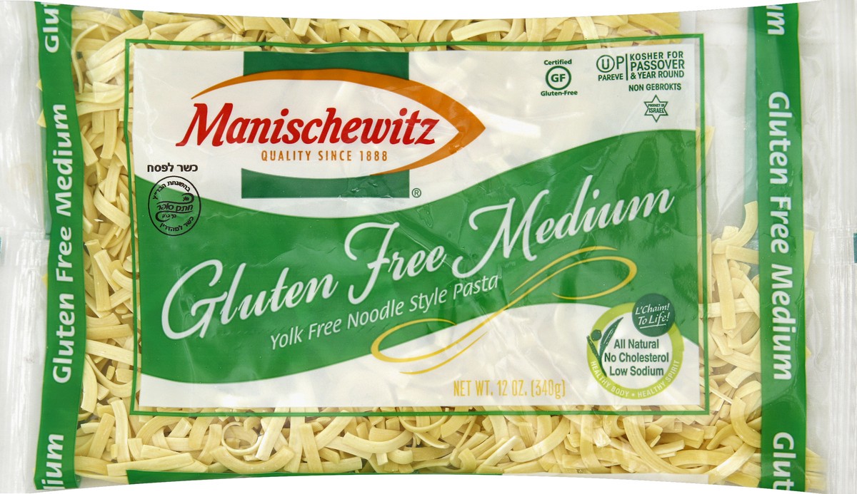 slide 1 of 5, Manischewitz Noodle Style Pasta 12 oz, 12 oz