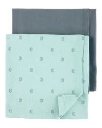 Carter's Baby 2-Pack Waffle Knit Blankets Multi OSZ