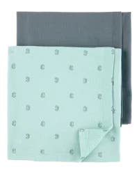 Carter's Baby 2-Pack Waffle Knit Blankets Multi OSZ