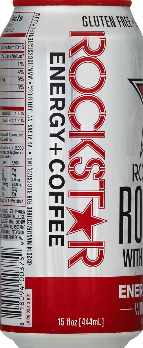 slide 2 of 4, Rockstar Energy + Coffee - 15 oz, 15 oz