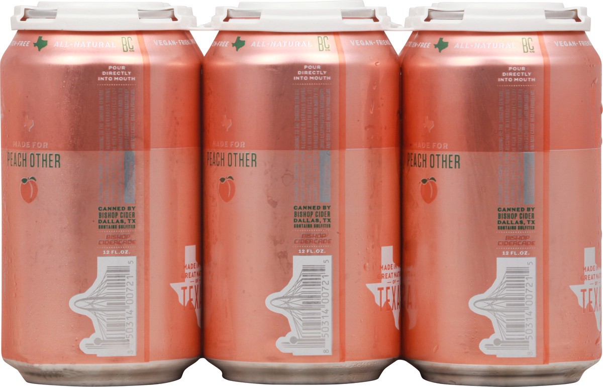 slide 4 of 11, Bishop Cider Peach Tea Beer 6-12 fl oz Cans, 12 ct