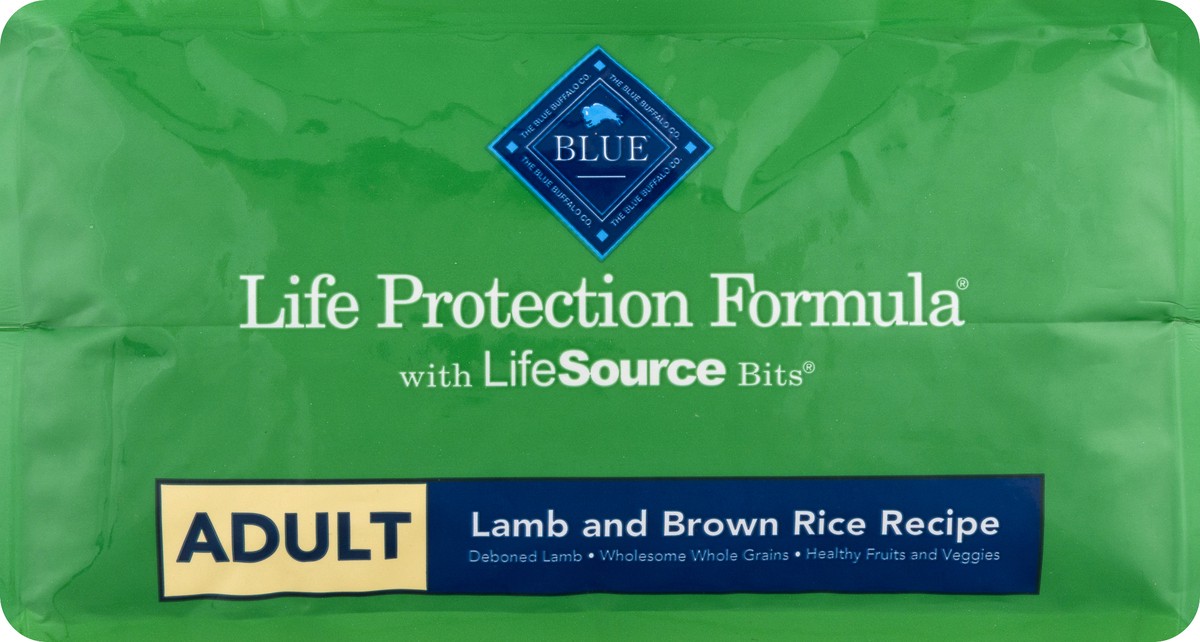 slide 7 of 12, Blue Buffalo Blue Life Protection Formula Adult Lamb and Brown Rice Recipe Food for Dogs 6 lb, 6 lb