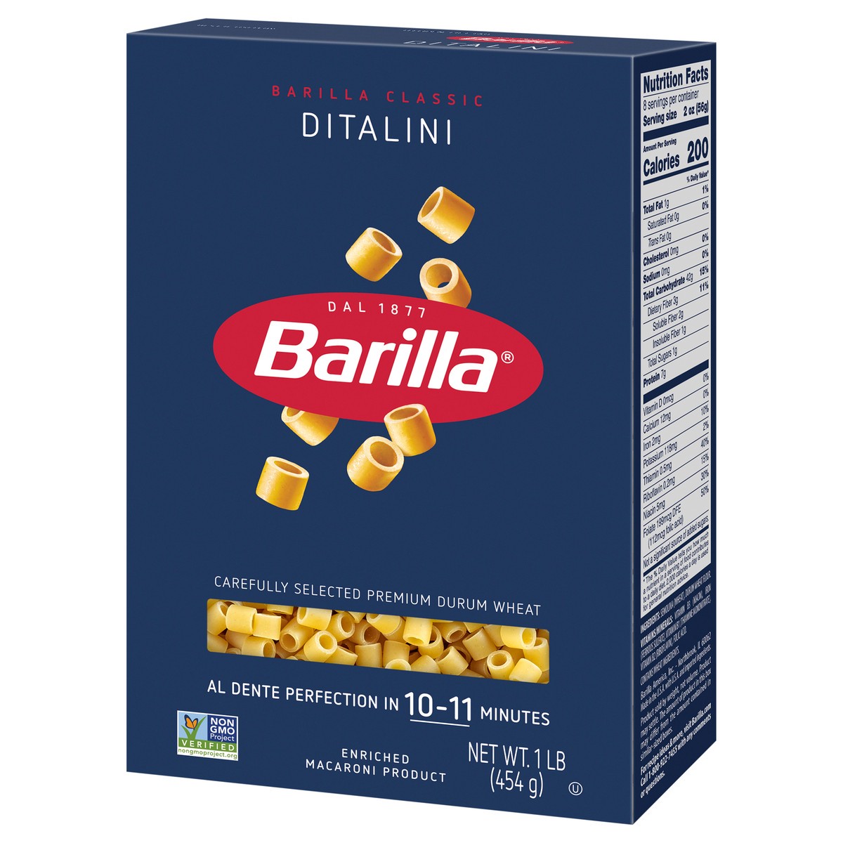 slide 3 of 9, Barilla Ditalini 1 lb, 1 lb