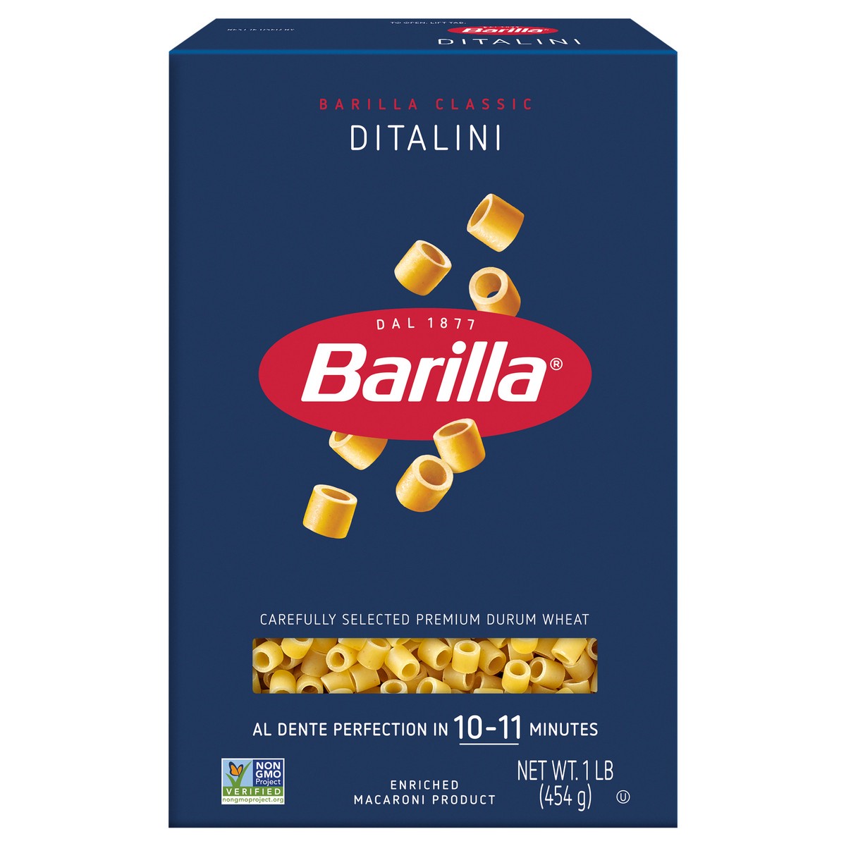 slide 1 of 9, Barilla Ditalini 1 lb, 1 lb