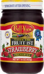 Bell-View Taste The Fruit 1st Strawberry Preserves 16 oz