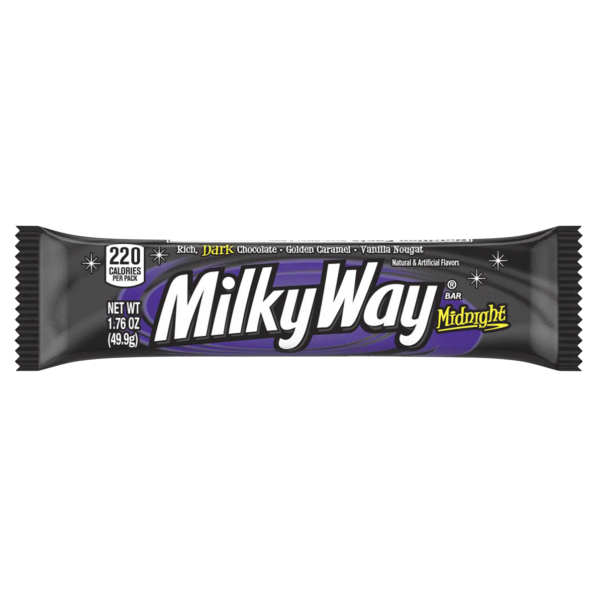 slide 1 of 1, Milky Way Midnight Dark Chocolate Candy, 1.76 oz