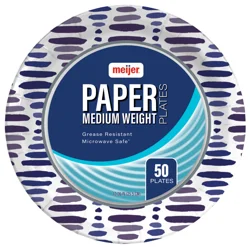 Meijer Paper Plates 10", 50 ct