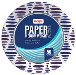 Meijer Paper Plates 10", 50 ct