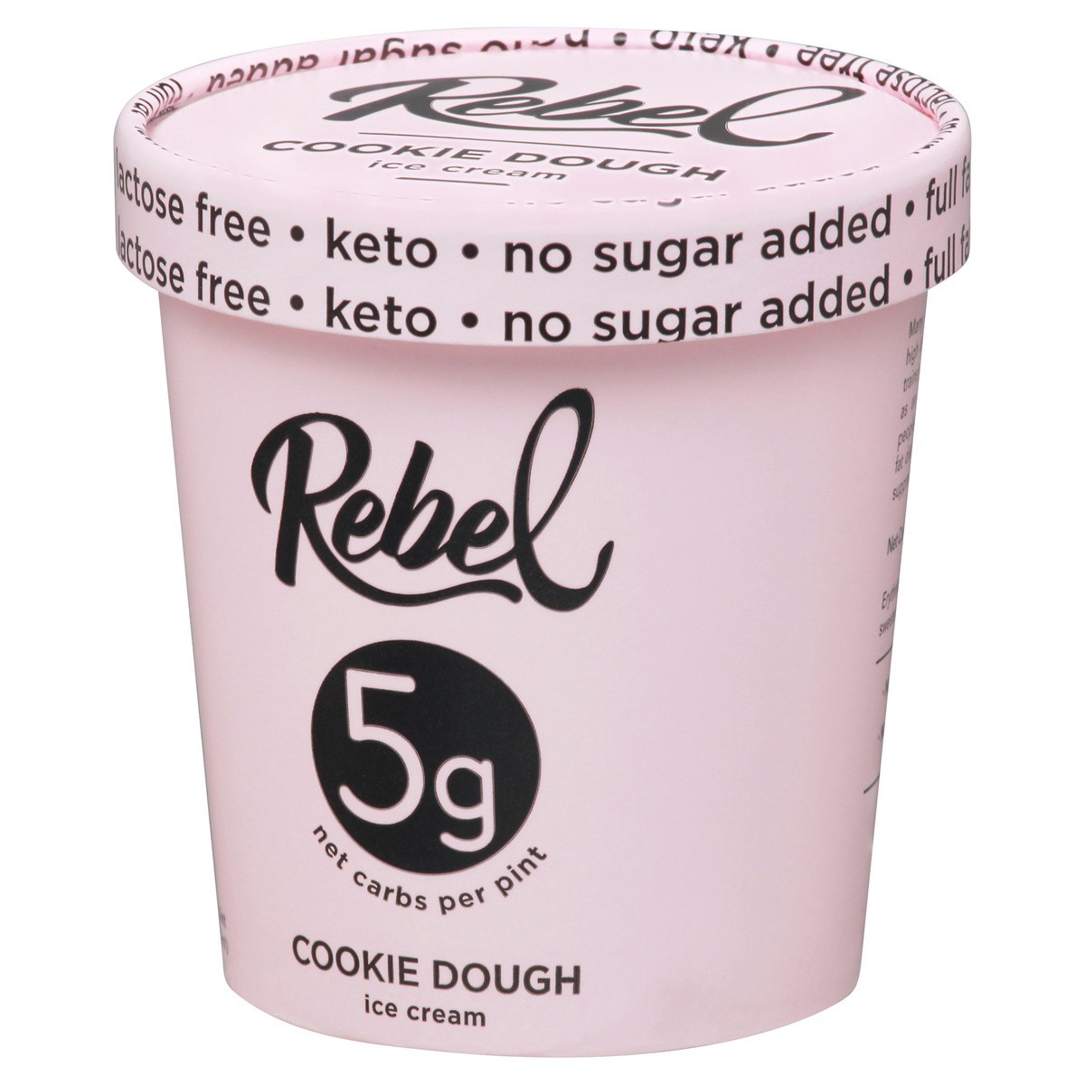 slide 5 of 9, Rebel Cookie Dough Ice Cream, 1 pint