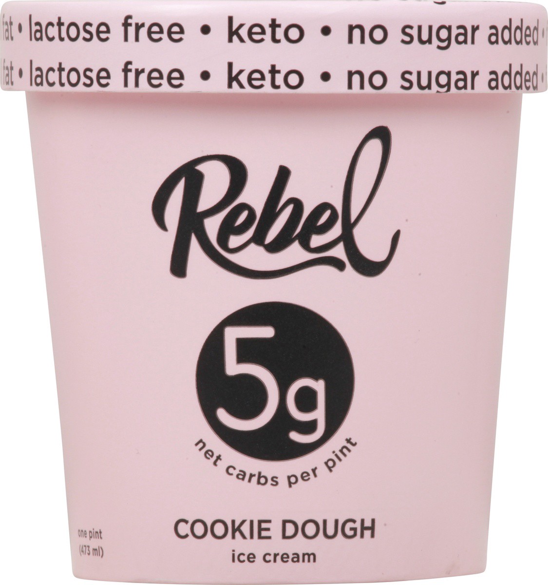 slide 9 of 9, Rebel Cookie Dough Ice Cream, 1 pint