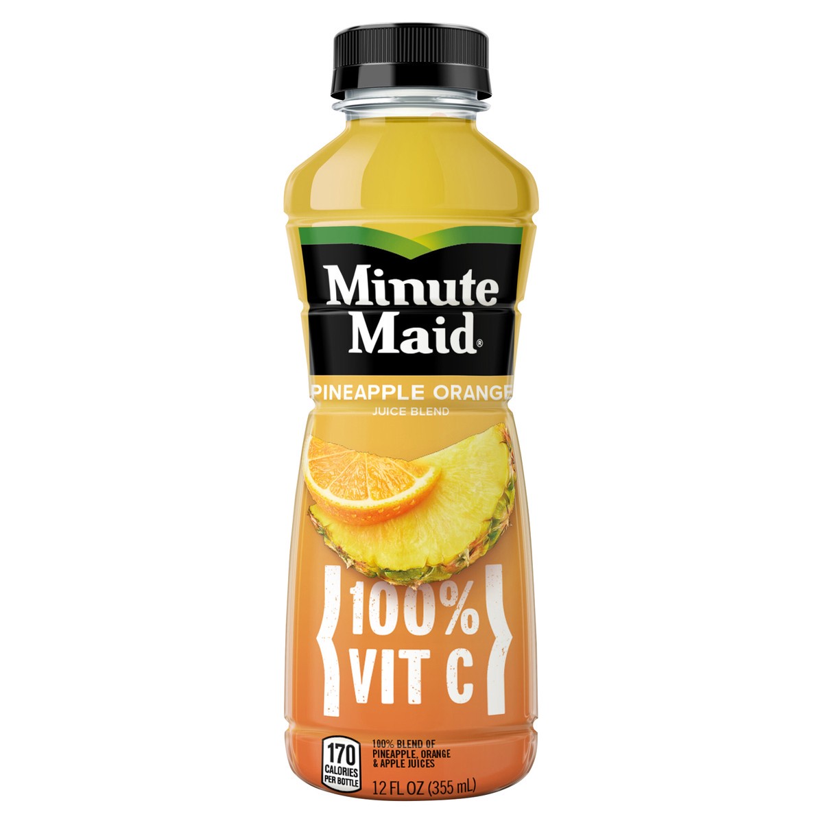 slide 1 of 5, Minute Maid Pineapple Orange Juice Bottle- 12 fl oz, 12 fl oz