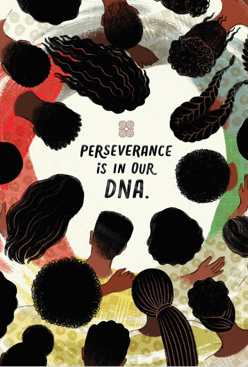 slide 1 of 5, Hallmark Perseverance is in Our DNA Greeting Card 1 ea, 1 ct