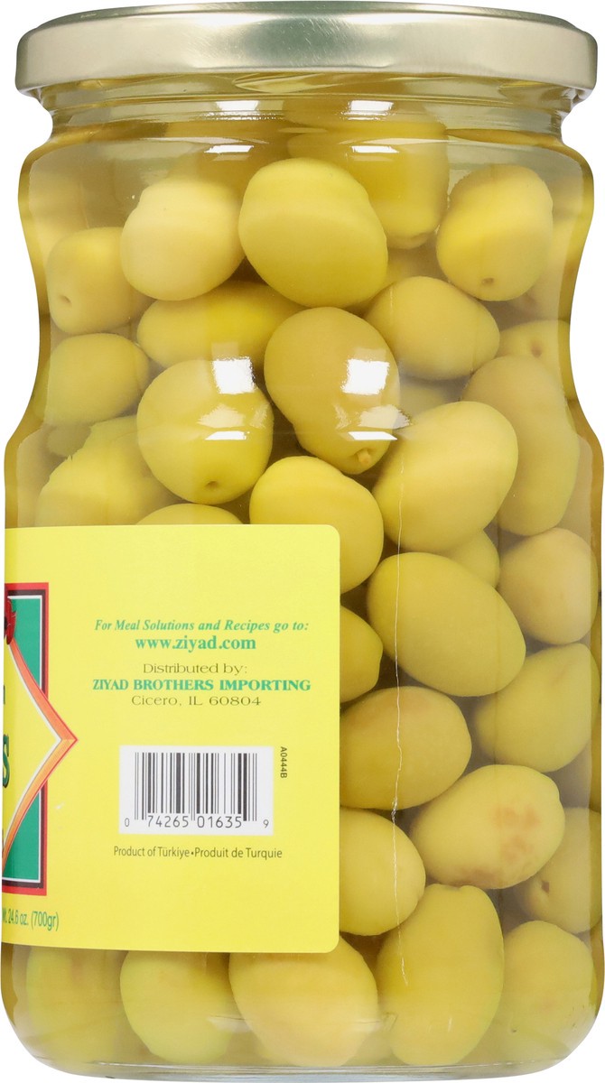 slide 11 of 13, Ziyad Premium Green Whole Olives 24.6 oz, 24.6 oz