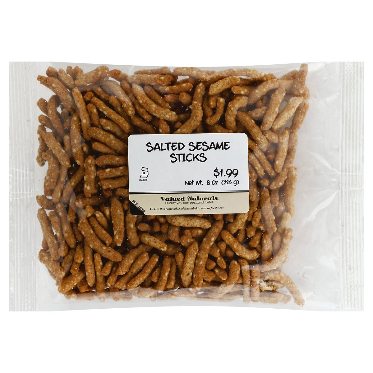 slide 5 of 6, Valued Naturals Sesame Sticks 8 oz, 8 oz