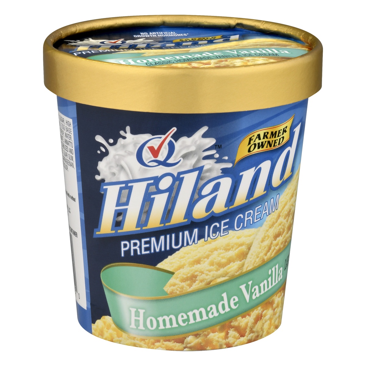 slide 2 of 10, Hiland Dairy Premium Ice Cream Homemade Vanilla, 1 pint