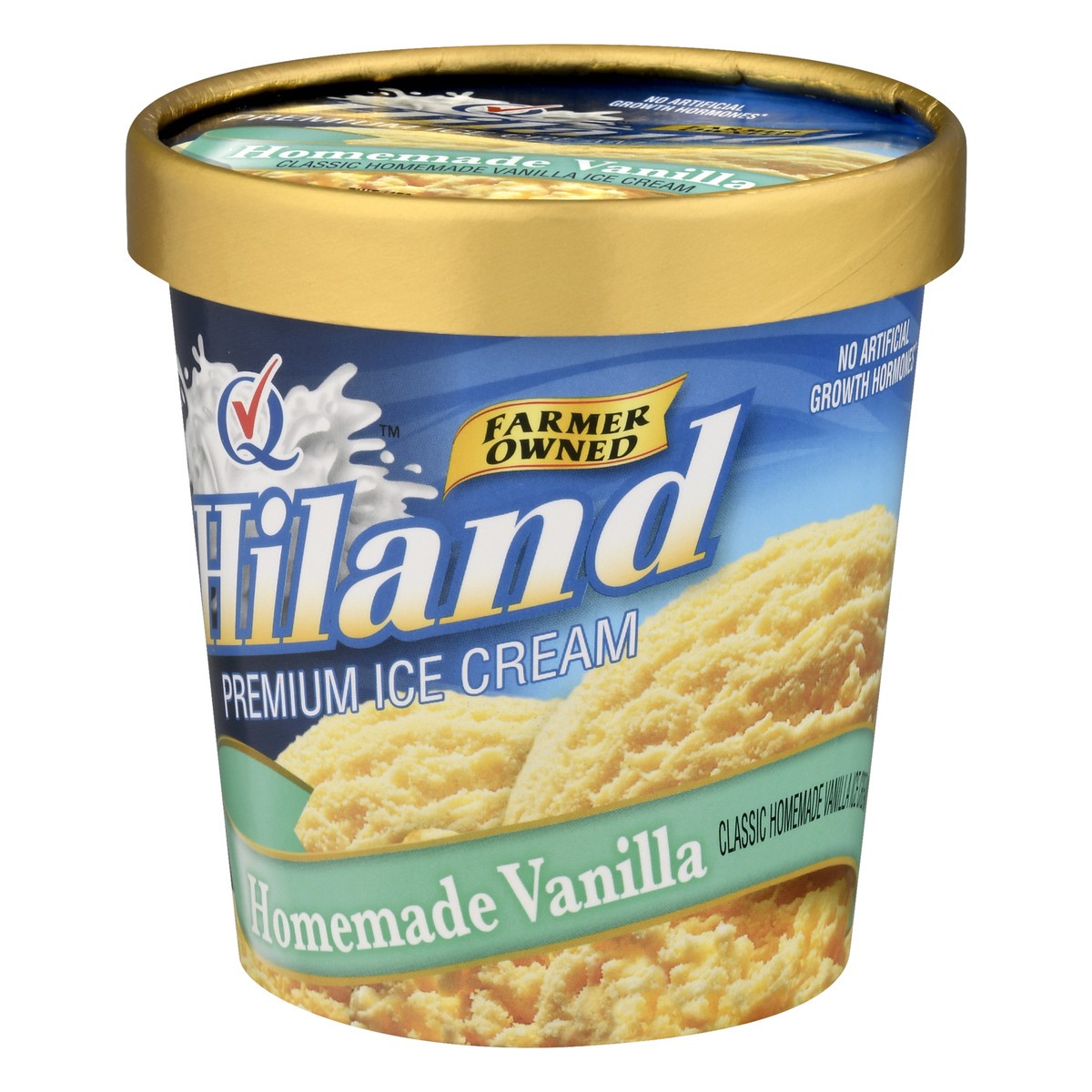 slide 2 of 13, Hiland Dairy Premium Homemade Vanilla Ice Cream 1 pt, 1 pint