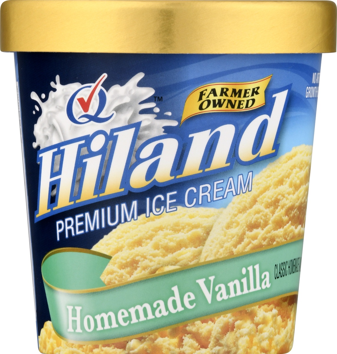 slide 9 of 10, Hiland Dairy Premium Ice Cream Homemade Vanilla, 1 pint
