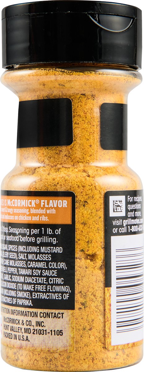 slide 6 of 13, McCormick GRILL MATES Sweet & Tangy Seasoning, 2.900 oz, 2.9 oz
