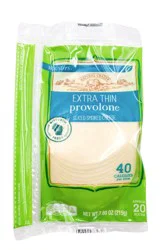 Roundy's Provolone Sliced Cheese Extra Thin