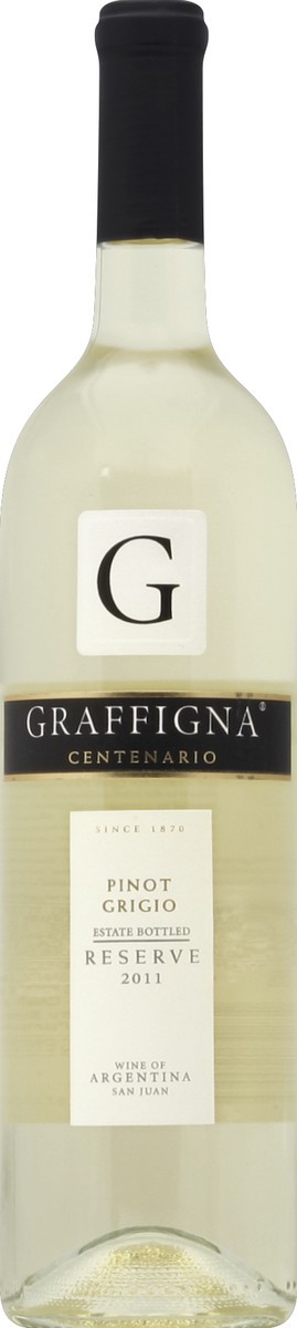 slide 2 of 2, Graffignia Wine Argentina Centenario Pinot Grigio, 750 ml