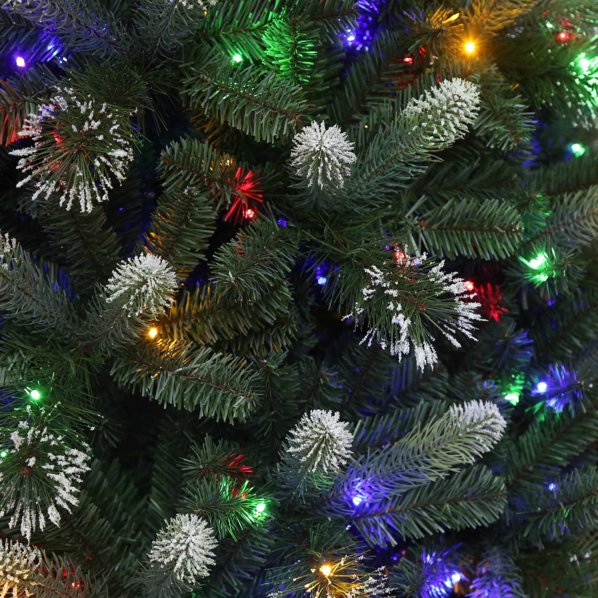 slide 5 of 8, 7.5ft. Pre-Lit Weston Fir Artificial Christmas Tree, Color Changing Led Lights By Ashland, 7.5 ft