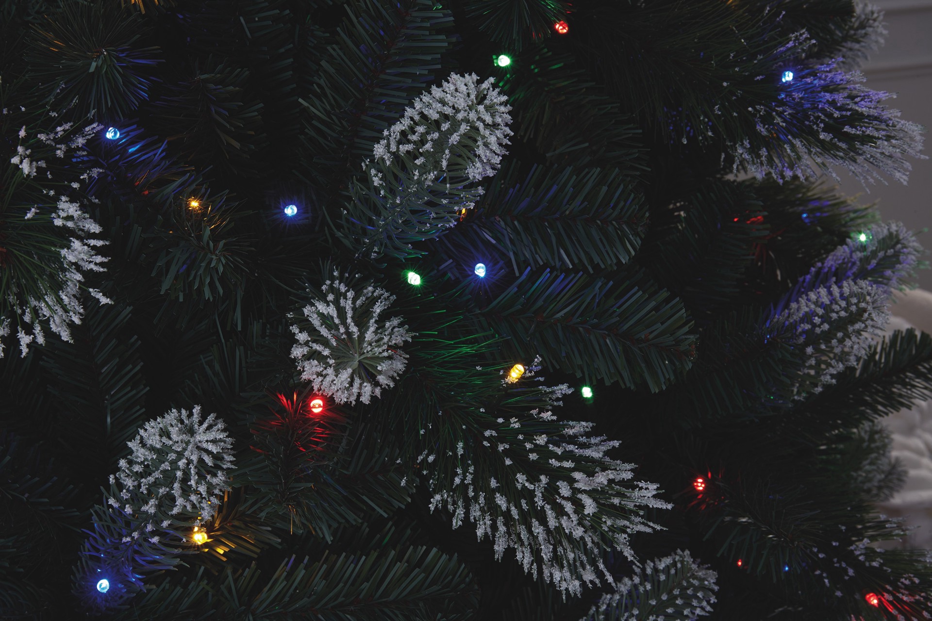 slide 4 of 8, 7.5ft. Pre-Lit Weston Fir Artificial Christmas Tree, Color Changing Led Lights By Ashland, 7.5 ft