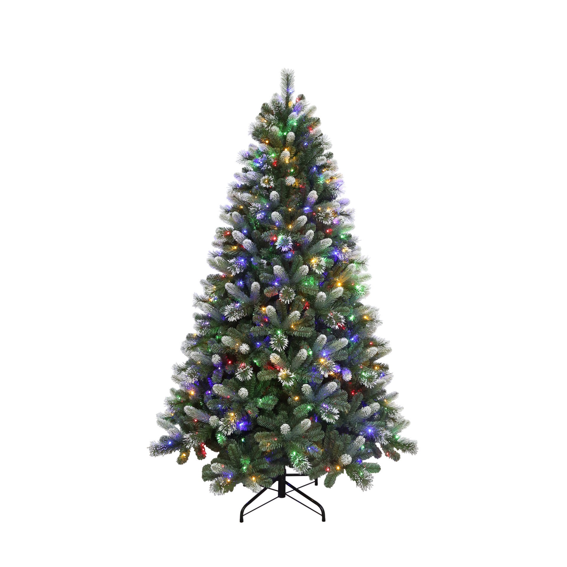 slide 6 of 8, 7.5ft. Pre-Lit Weston Fir Artificial Christmas Tree, Color Changing Led Lights By Ashland, 7.5 ft