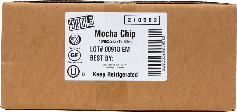 slide 1 of 1, Perfect Bar Mocha Chip Bar, 2.2 oz