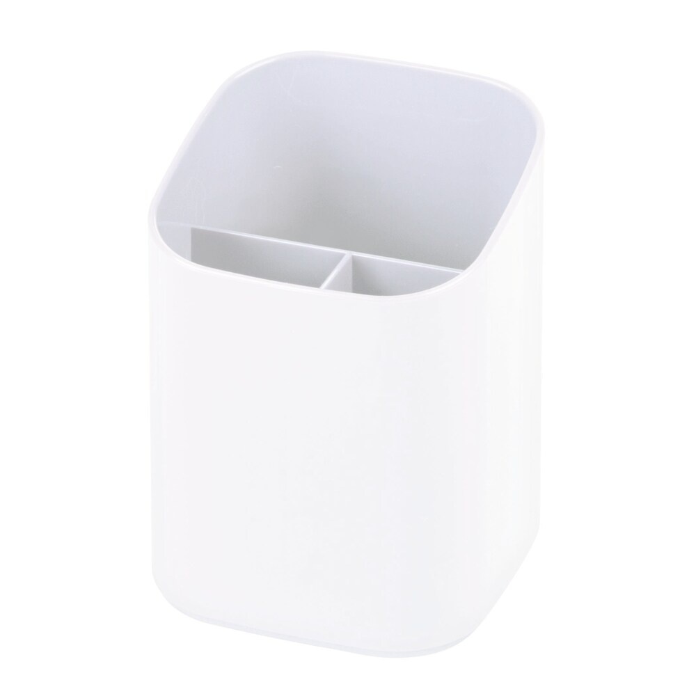 slide 1 of 1, Everyday Living Vanity Organizer - Bright White, 4.5 in x 3.5 in