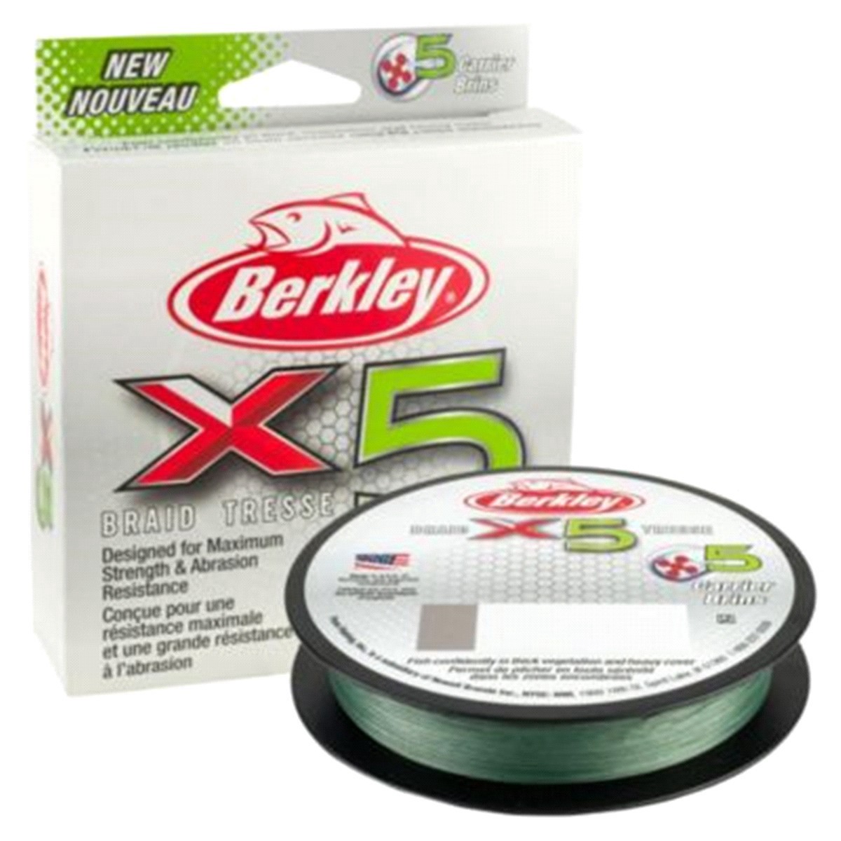 slide 1 of 1, Berkley x5 Braid, 1 ct