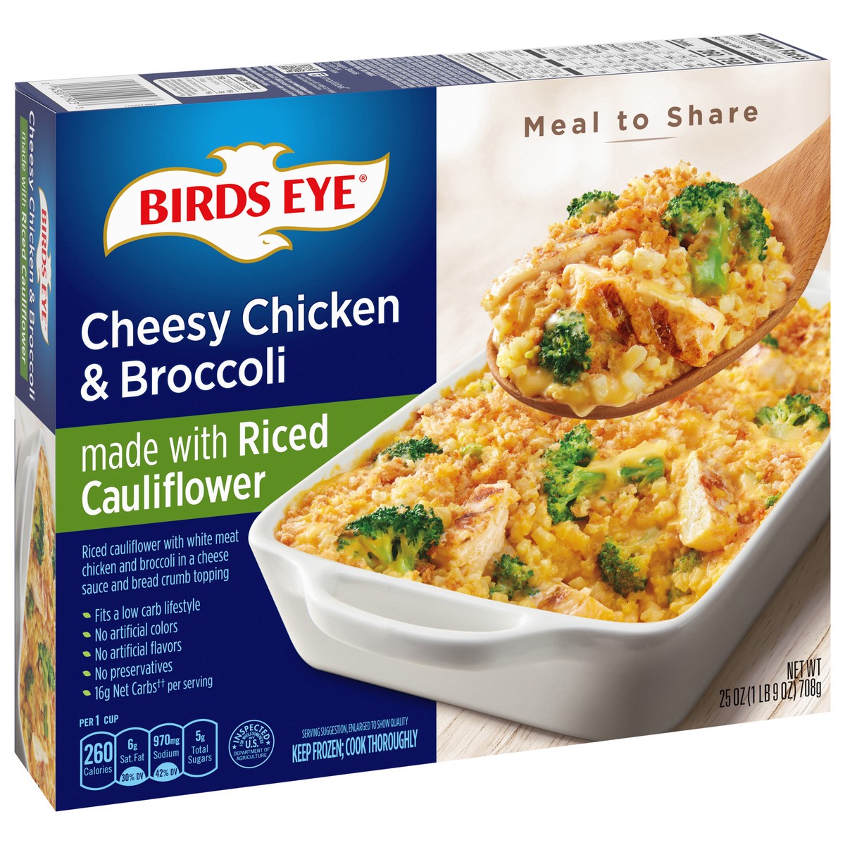 slide 7 of 9, Birds Eye Cheesy Chicken & Broccoli 25 oz, 25 oz