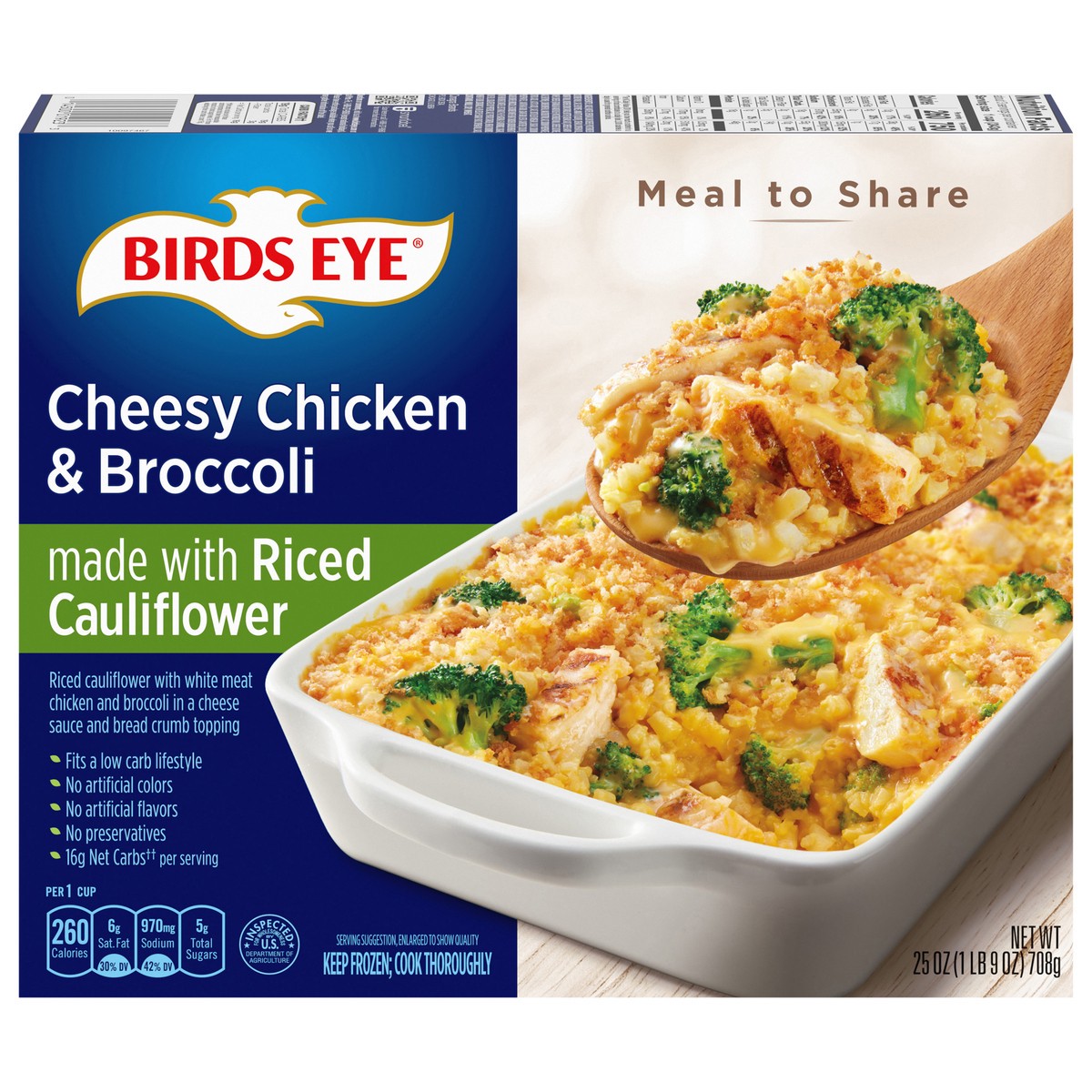 slide 1 of 9, Birds Eye Cheesy Chicken & Broccoli 25 oz, 25 oz