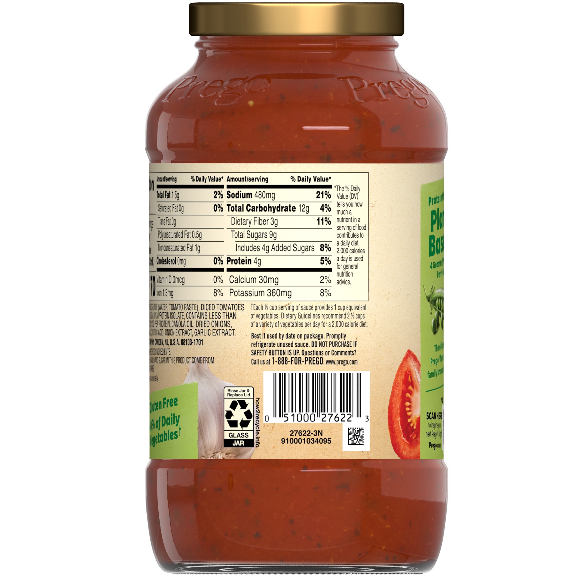 slide 4 of 5, Prego Traditional Pasta Sauce, 24 oz