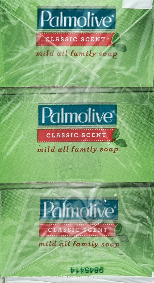 slide 2 of 6, Palmolive Bar Soap, Green - 3 Count, 9.6 oz