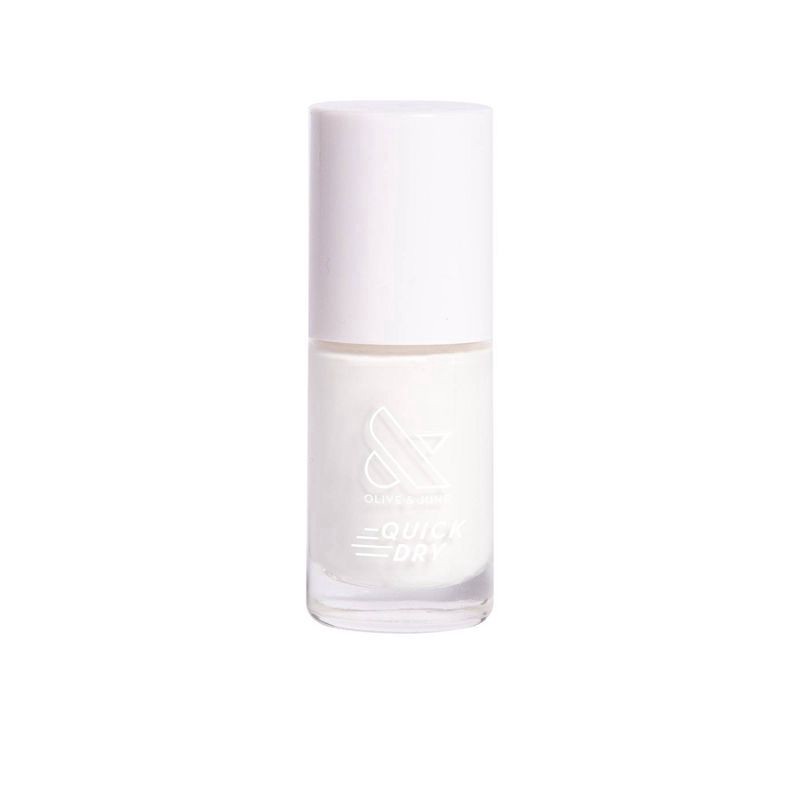 slide 1 of 7, Olive & June Quick Dry Nail Polish - Swan - 0.3 fl oz, 0.3 fl oz