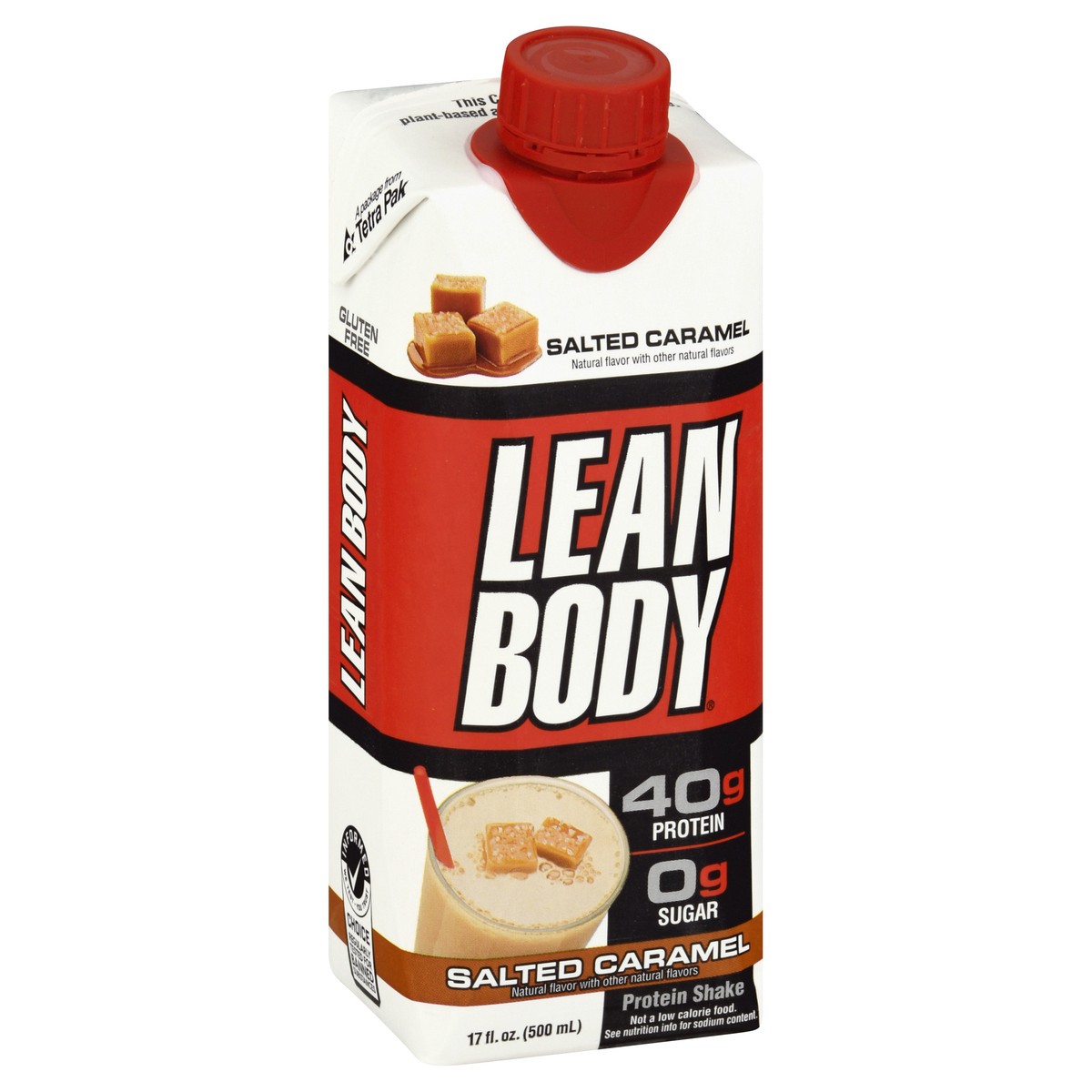slide 4 of 13, Lean Body Salted Caramel Protein Shake - 17 oz, 17 oz