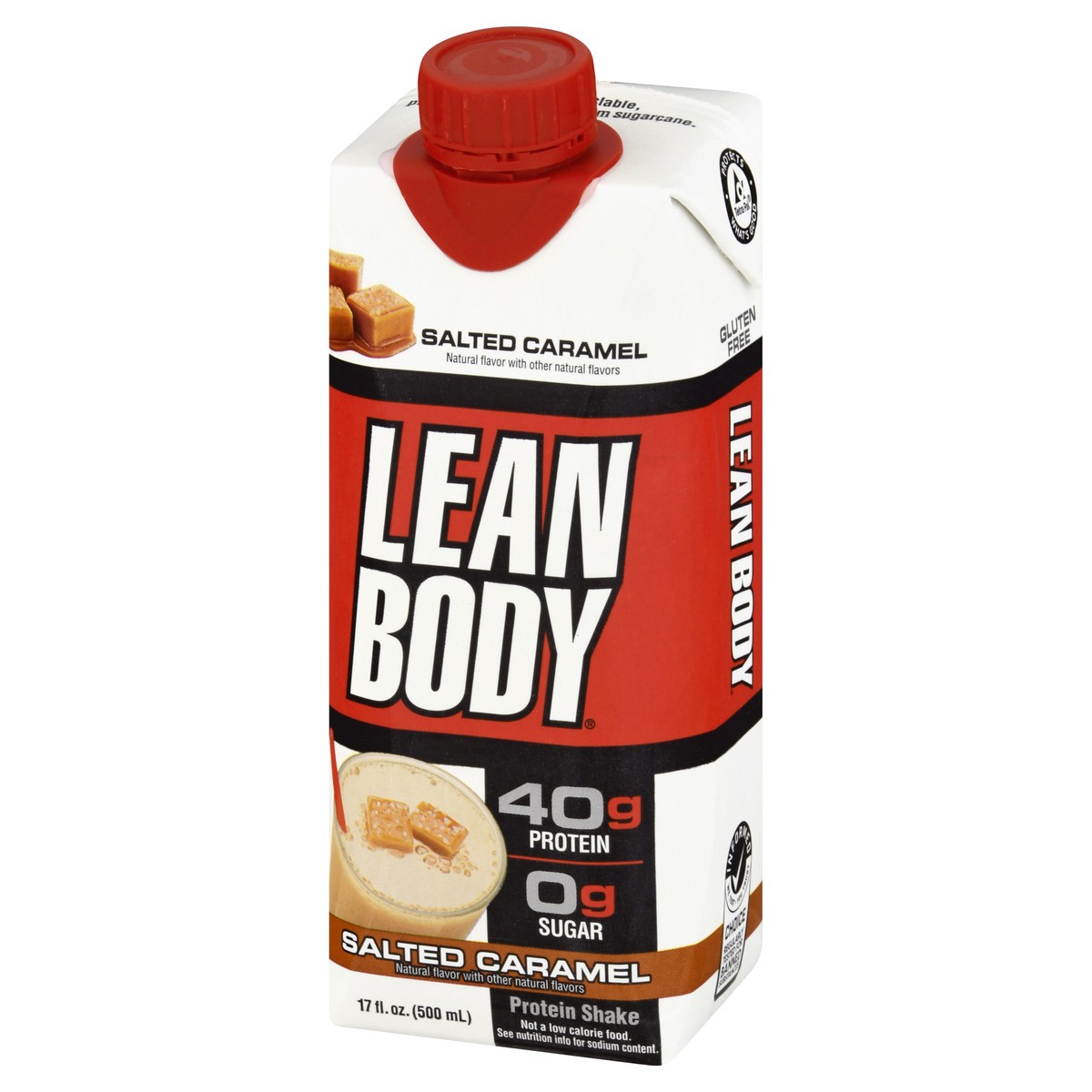 slide 2 of 13, Lean Body Salted Caramel Protein Shake - 17 oz, 17 oz