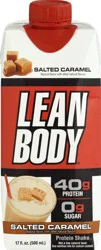 Lean Body Salted Caramel Protein Shake 17 oz