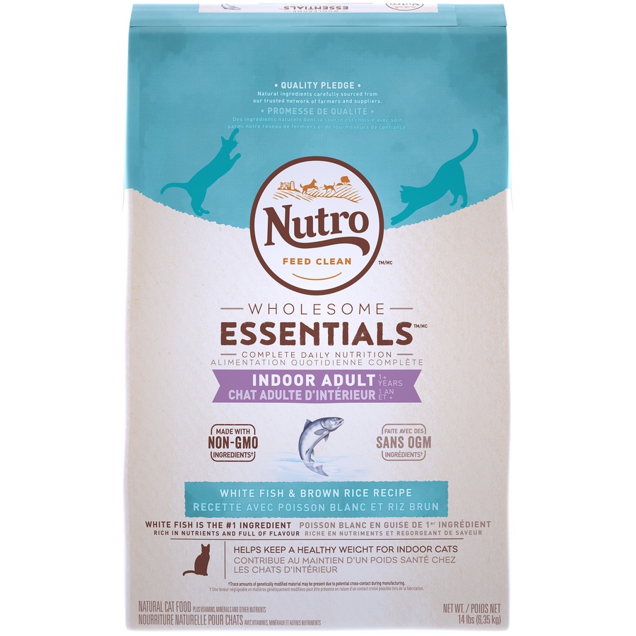 Nutro Wholesome Essentials Indoor White Fish And Brown Rice Recipe