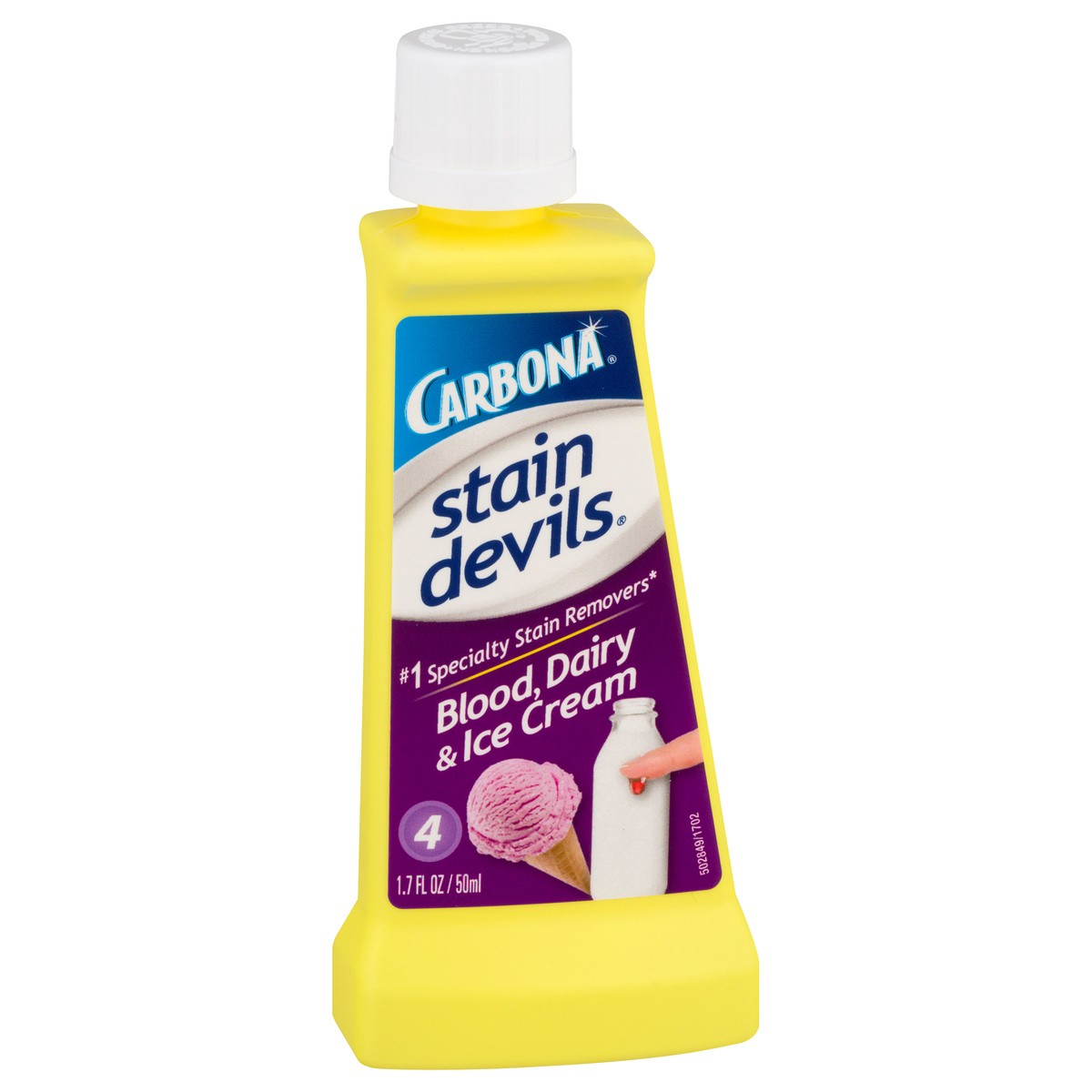 slide 5 of 9, Carbona Stain Devils 4 Blood, Dairy & Ice Cream Stain Remover 1.7 fl oz, 1.7 fl oz