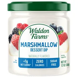 Walden Farms Calorie Free Marshmallow Dip Trempette De Giumauve