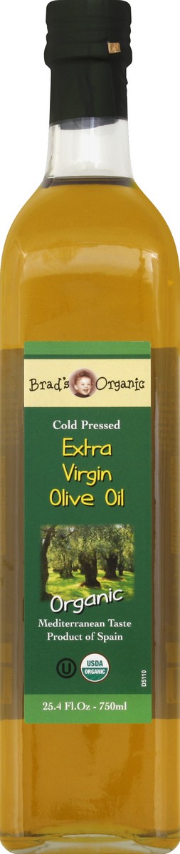 slide 2 of 2, Brad's Organic Olive Oil 25.4 oz, 25.4 fl oz