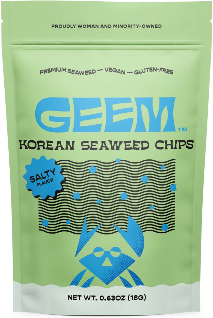 slide 1 of 1, Geem Salty Korean Seaweed Chips, 0.63 oz