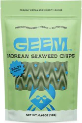 Geem Salty Korean Seaweed Chips