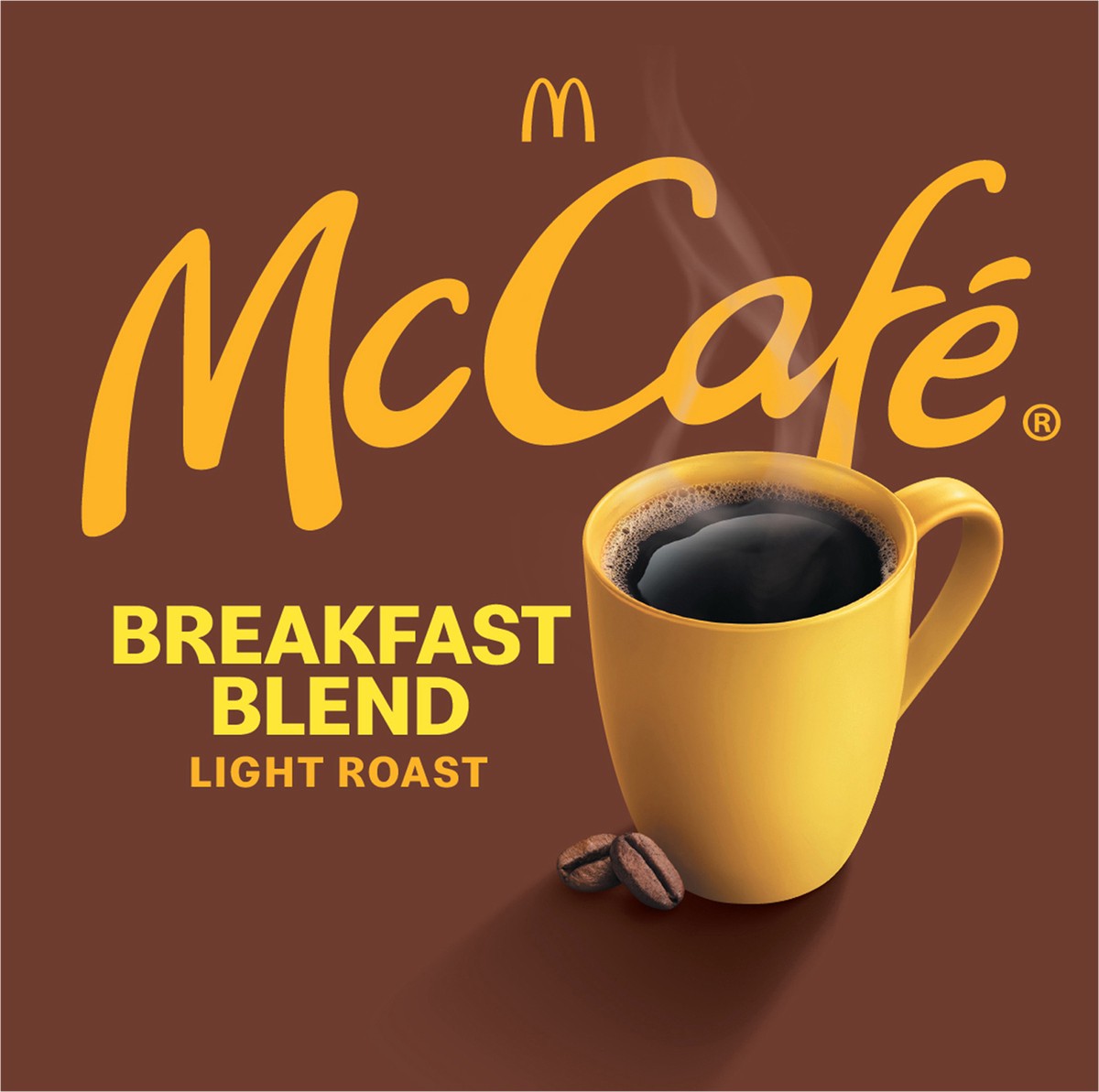 slide 9 of 10, McCafé Breakfast Blend, Single Serve Coffee Keurig K-Cup Pods, Light Roast- 10 ct, 10 ct