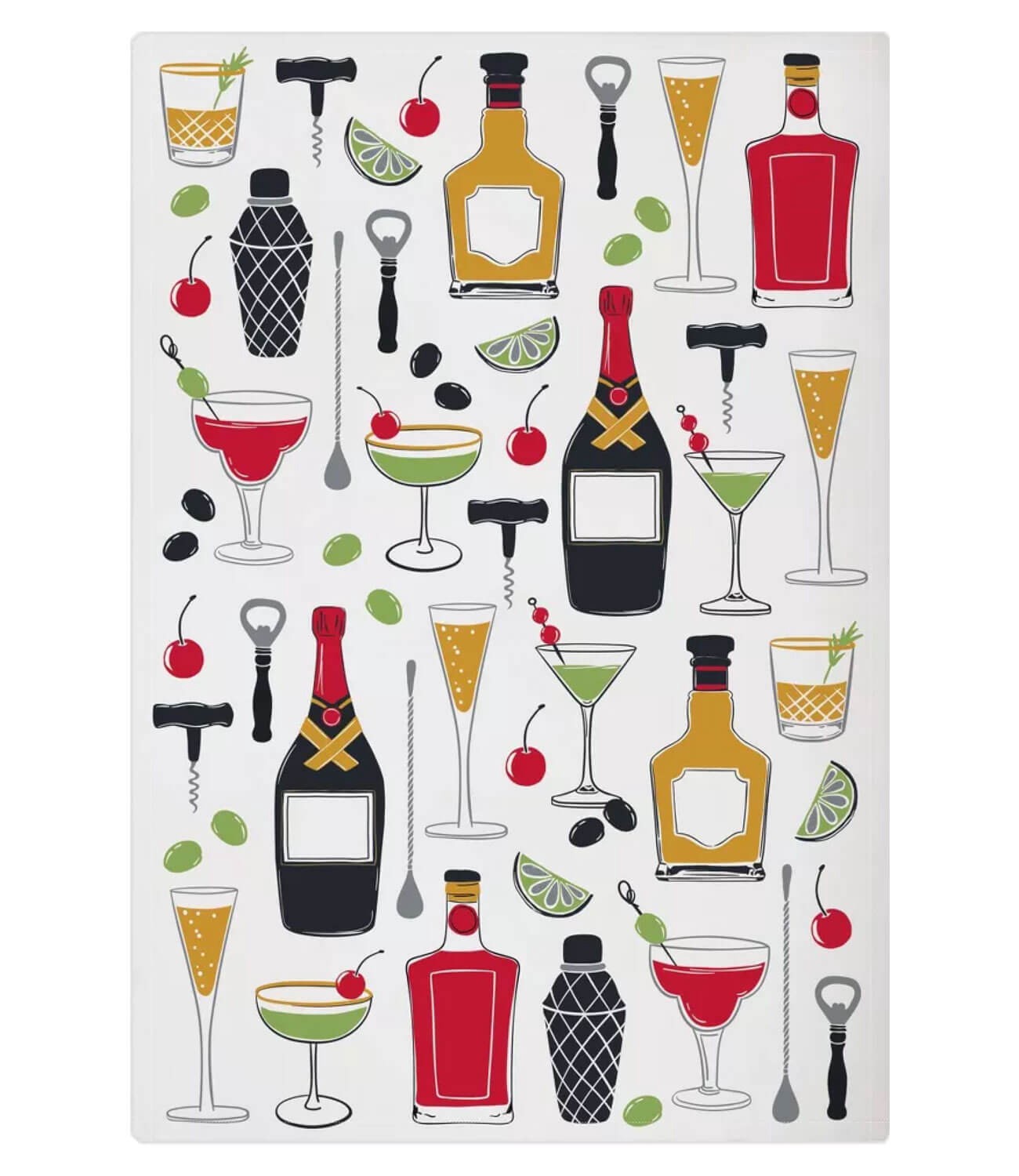 slide 1 of 1, Mu Kitchen Towel Cocktails, 1 ct